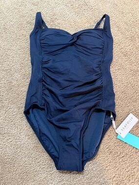 Seafolly black Ruched One-Piece Swimsuit